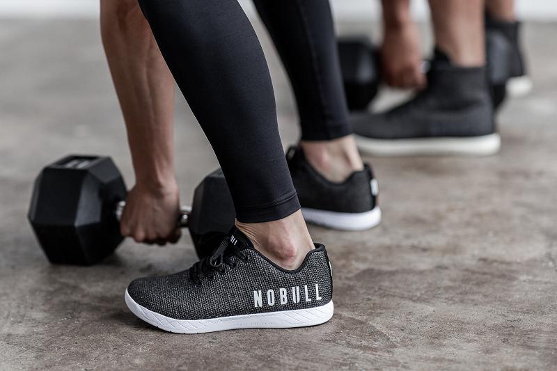 Women's Nobull Heather Trainers Black | SG Q2967M